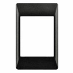Matt Black Cover Component 2x4 126x80mm (ECP614)