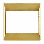 Polished Gold Cover Component 4x4 126x126mm (ECP617)