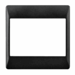 Matt Black Cover Component 4x4 126x126mm (ECP620)