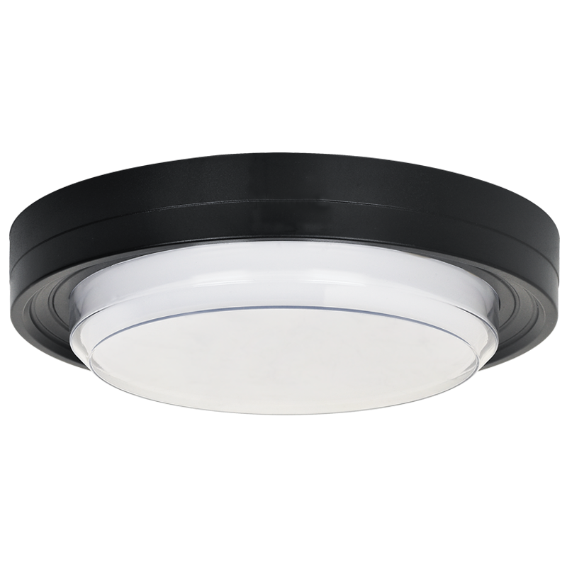 Black 22W 3-CCT IP54 LED Bulkhead, 220mm (CF614)