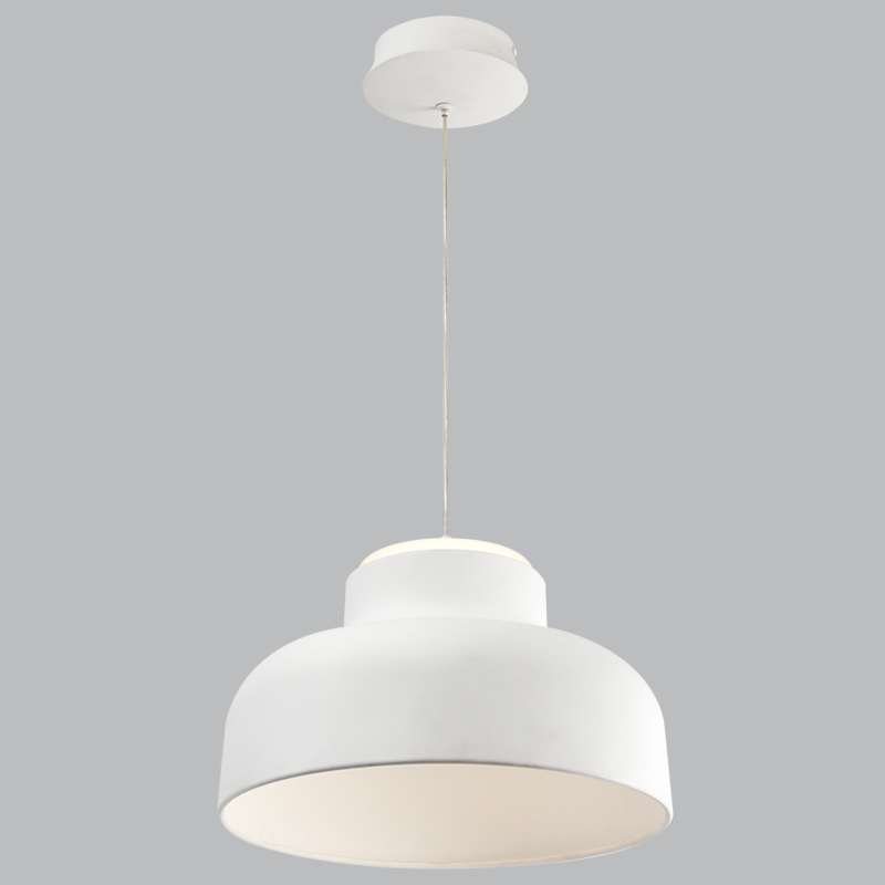 Matt White 10W 3-CCT IP20 LED Pendant, 320mm (PEN441)