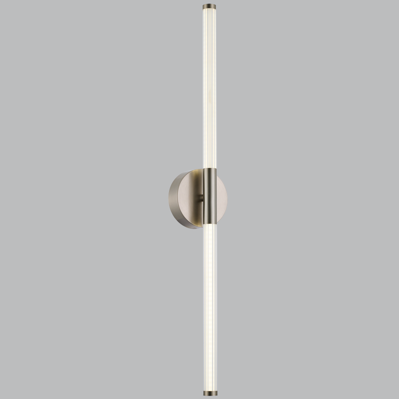Satin Chrome 12W 4000K LED Wall Light, 700mm (WB224/2)