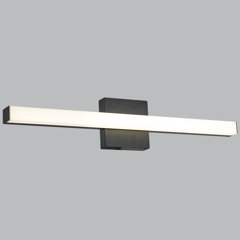 Sandy Black 15W 3-CCT LED Wall Fitting with Dip Switch, 607mm (WB227)